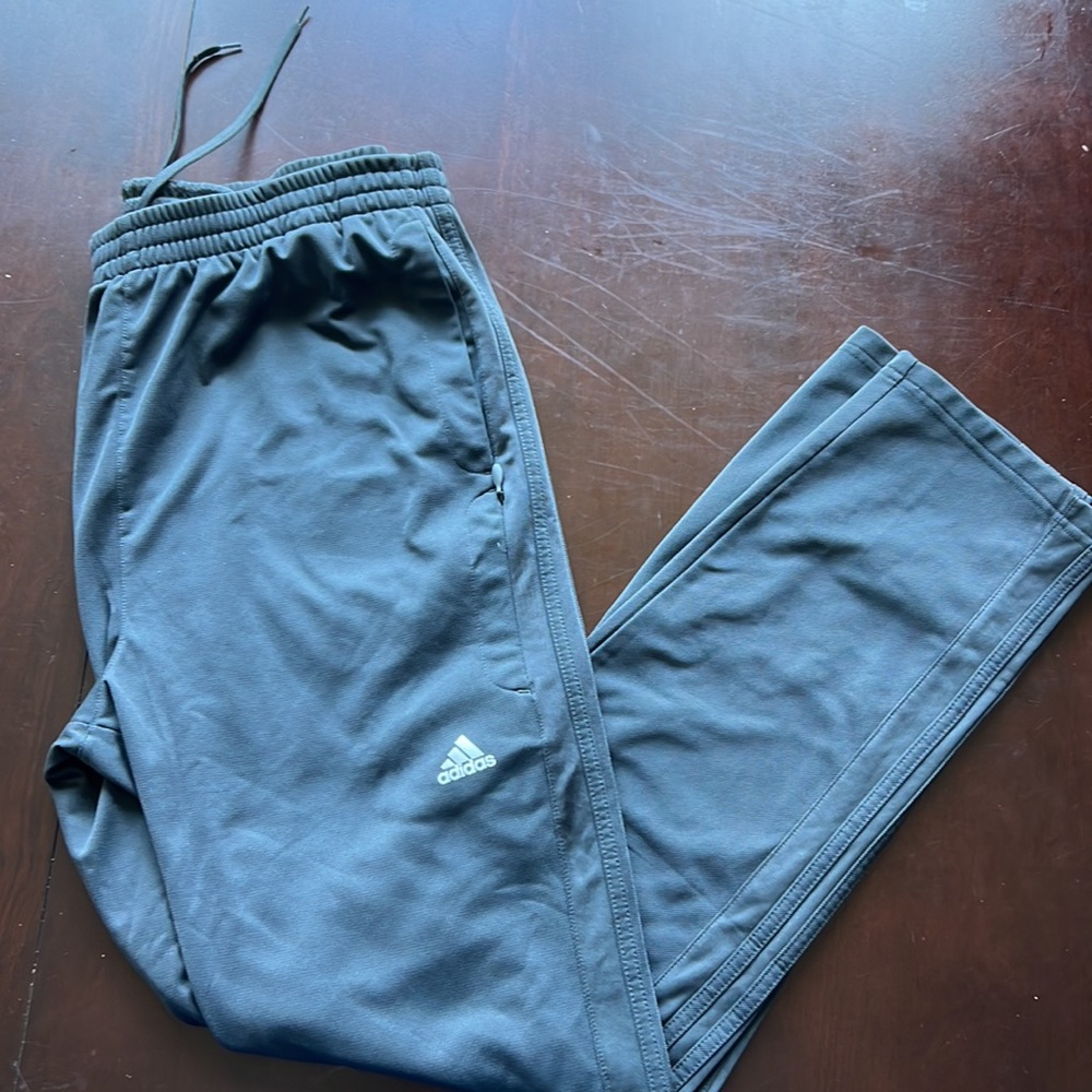 Adidas three strip track pants (slim fit) size XL